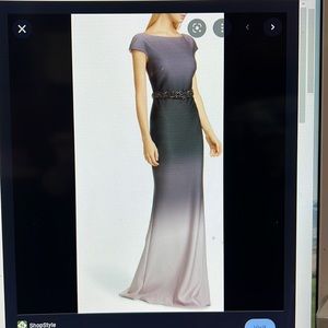 Gown size 8 embellished Badgley Mischka